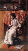 William Merritt Chase In the  Studio oil painting reproduction